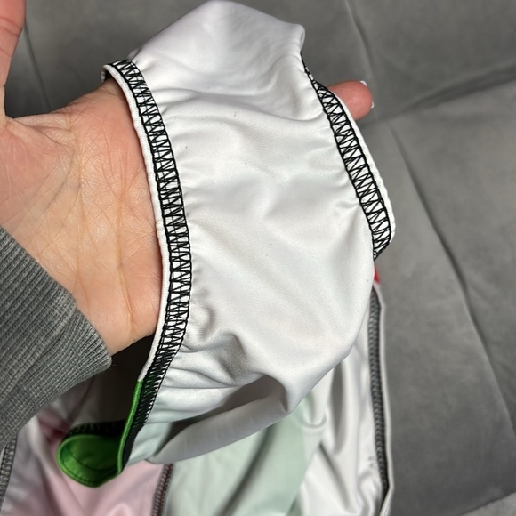 Italian Flag One Piece Swimsuit - Green, White, and Red size small - Picture 6 of 6